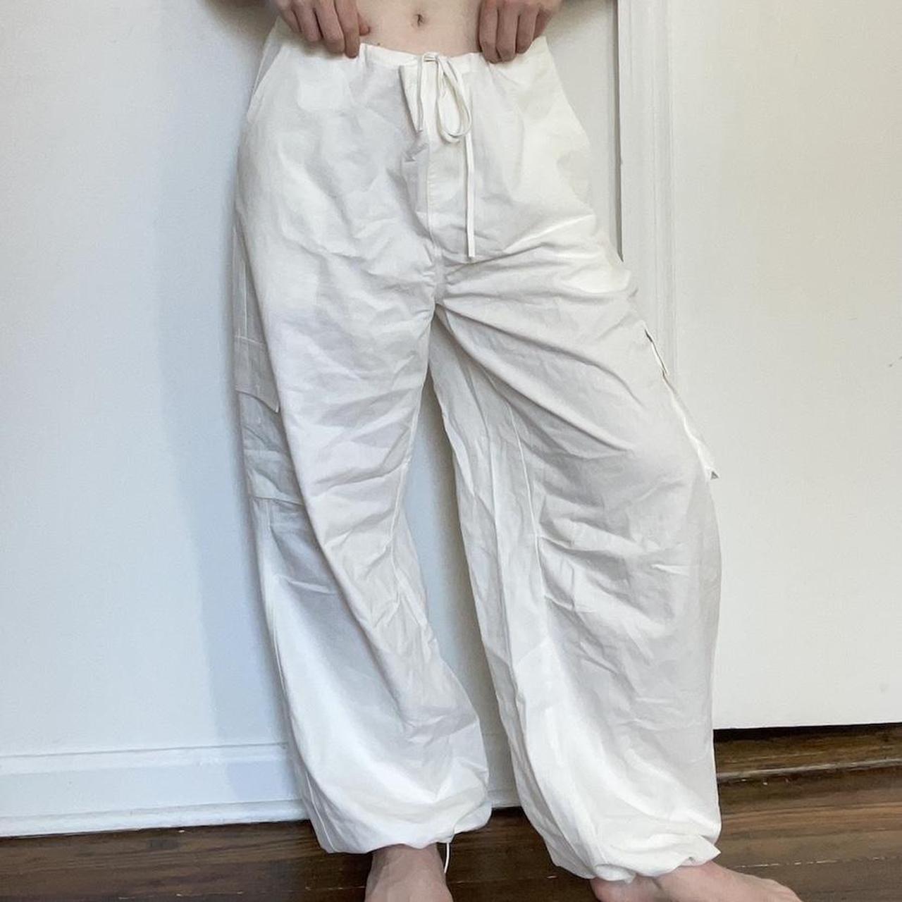 Baggy low rise parachute pants from cider Small... Depop