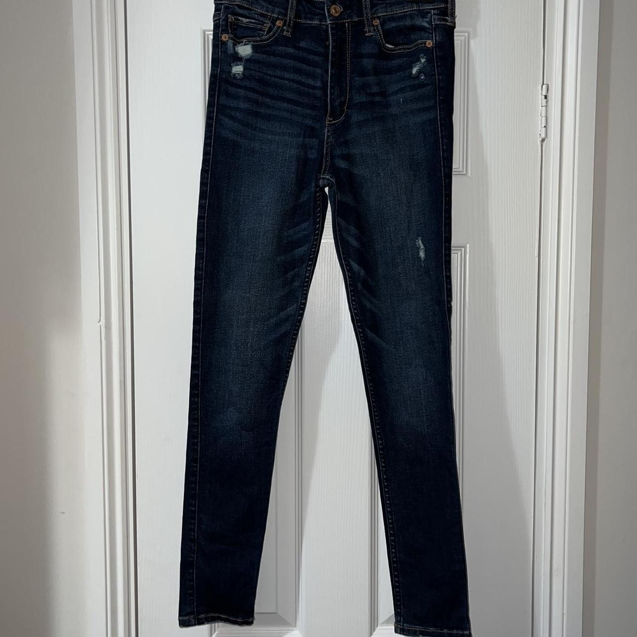 Abercrombie & Fitch Women's Blue Jeans | Depop