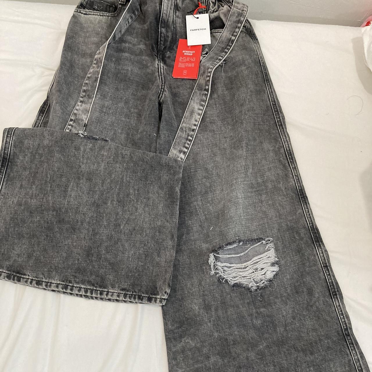 DIESEL KIDS wide jeans 14Y inseam: 31 in waist:... - Depop