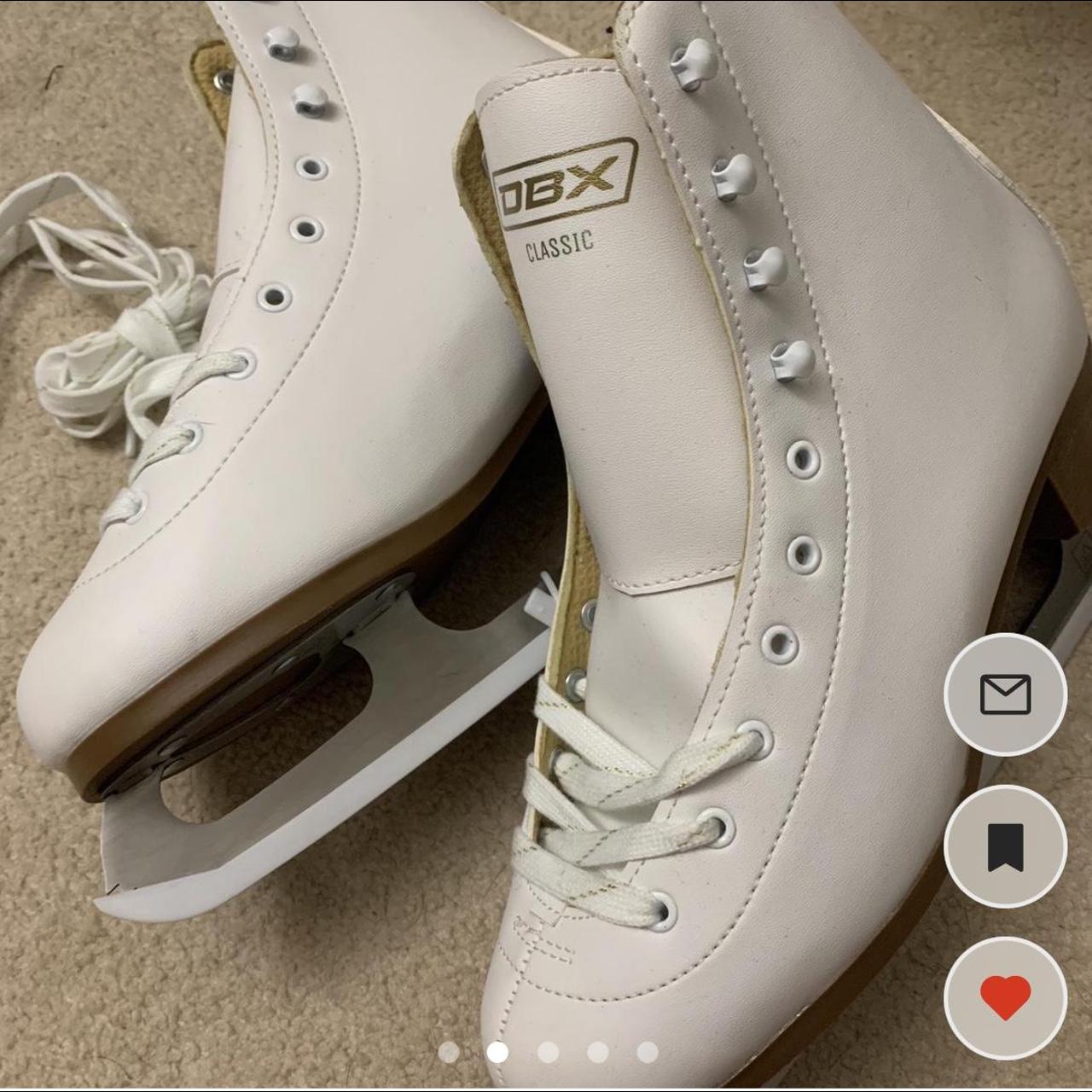 Brand new DBX figure skates. Women’s size 8. Message... Depop