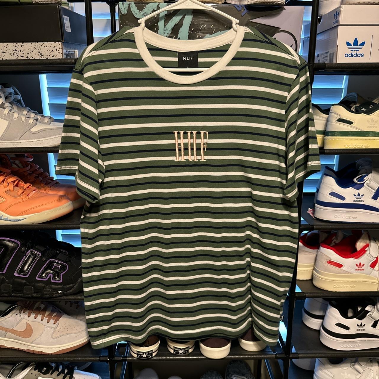 HUF Men's Green T-shirt | Depop