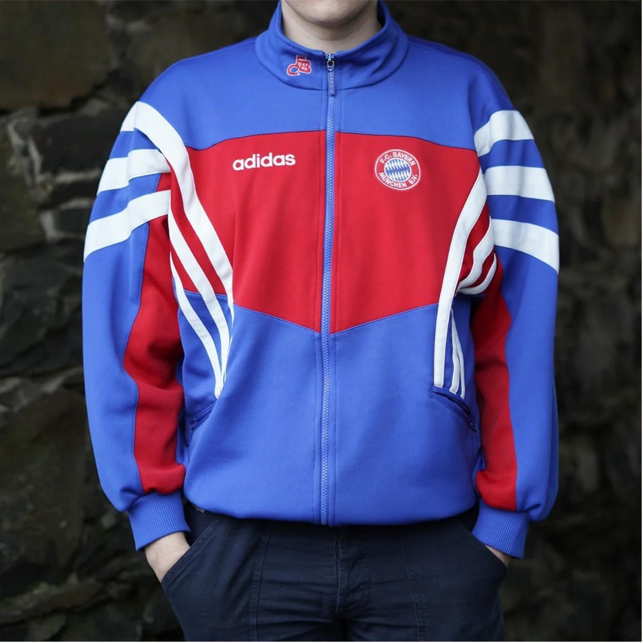 1995/96 Bayern Munich Track Top By Adidas. Size:... - Depop