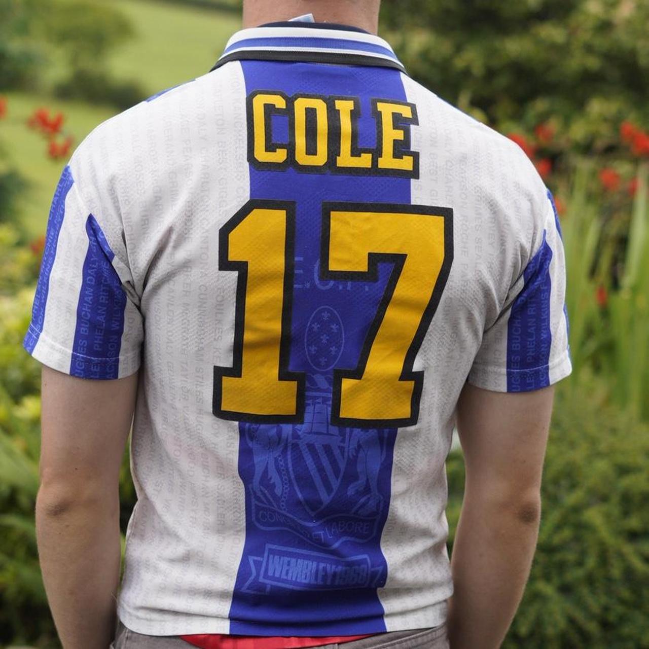 1996/97 Manchester City Away Shirt by Umbro. Size: | Depop