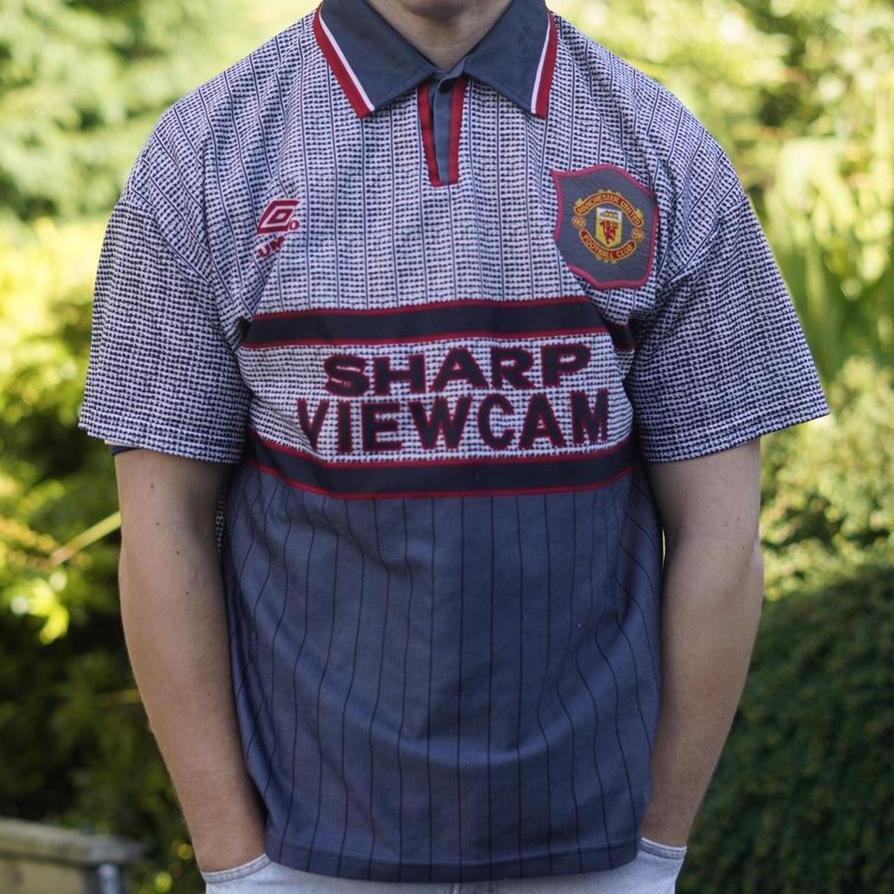 1996/97 Manchester City Away Shirt by Umbro. Size: | Depop