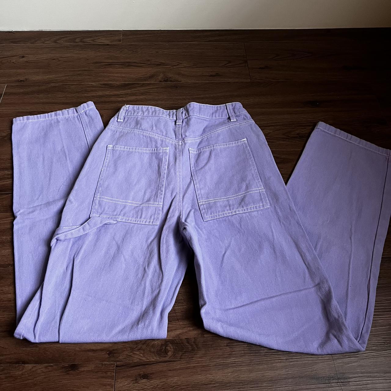 Tillys Women's Purple and White Trousers (3)