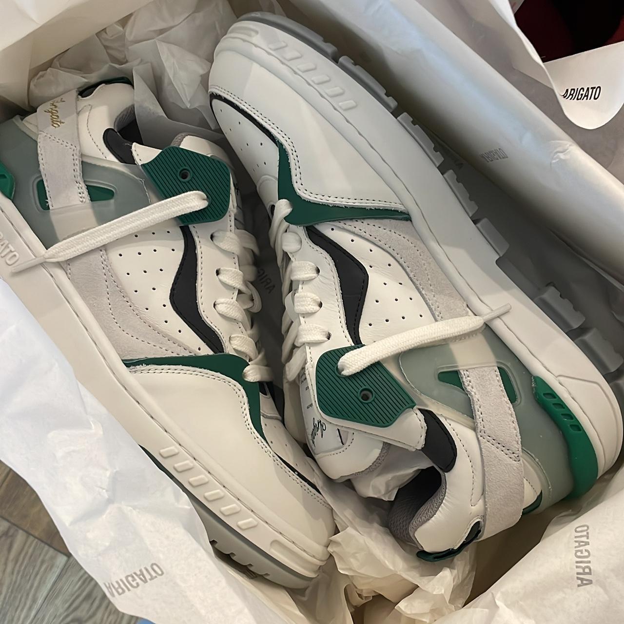 Brand new with packaging Axel Arigato UK 6 green and... Depop