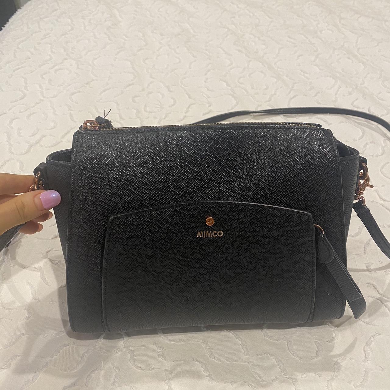 Mimco Cross Body Bage Rose Gold Detailing #mimco... - Depop