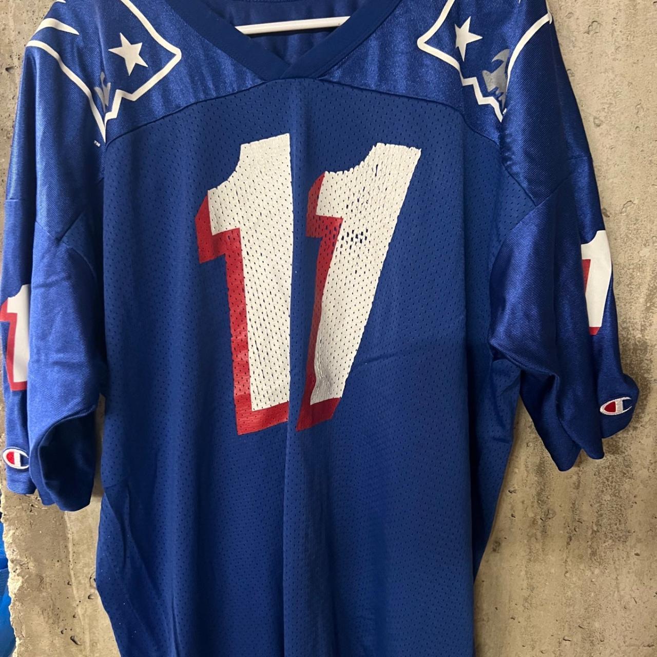 DREW BLEDSOE NEW ENGLAND PATRIOTS VINTAGE 1990'S CHAMPION JERSEY