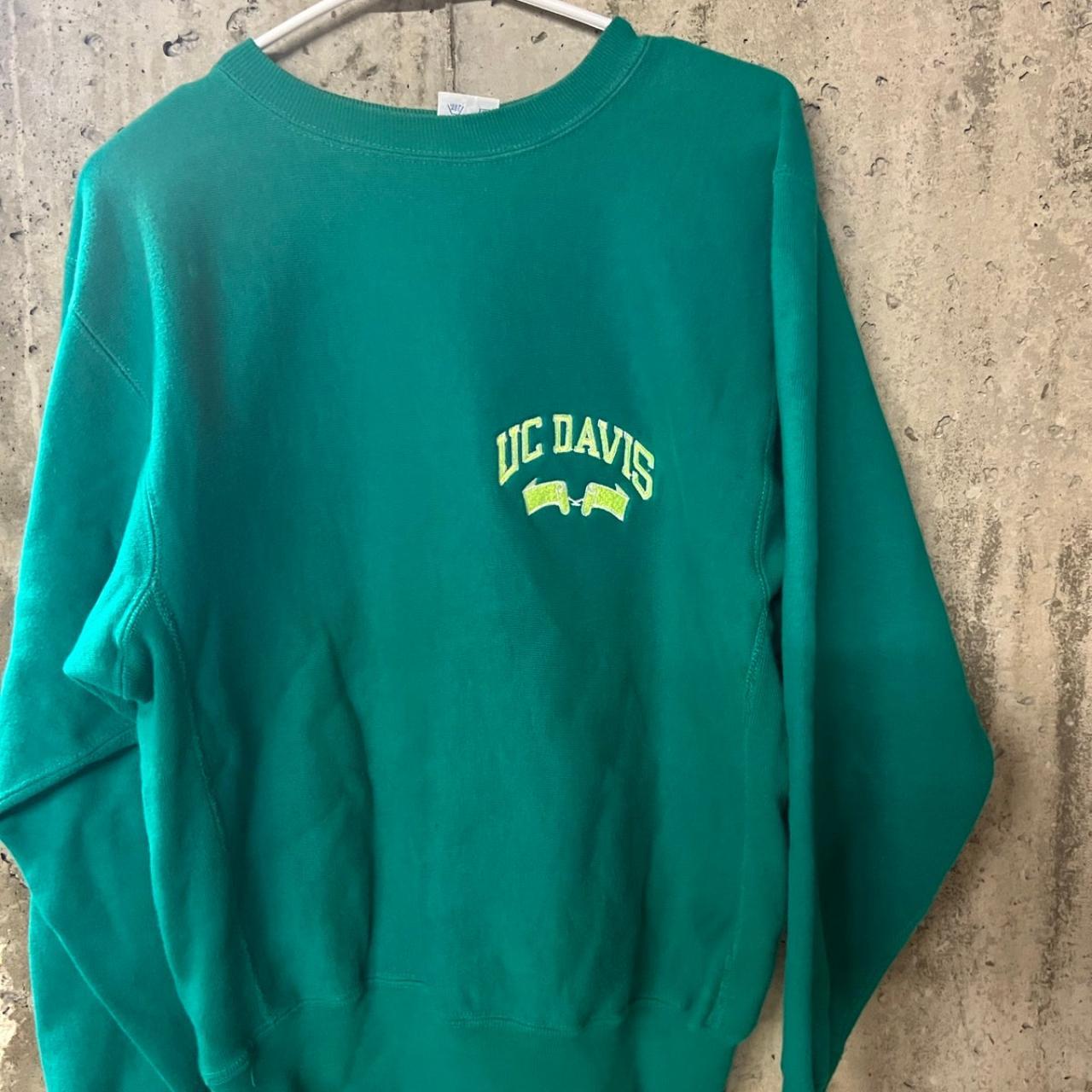 Vintage Champion Reverse Weave UC Davis’s University... - Depop