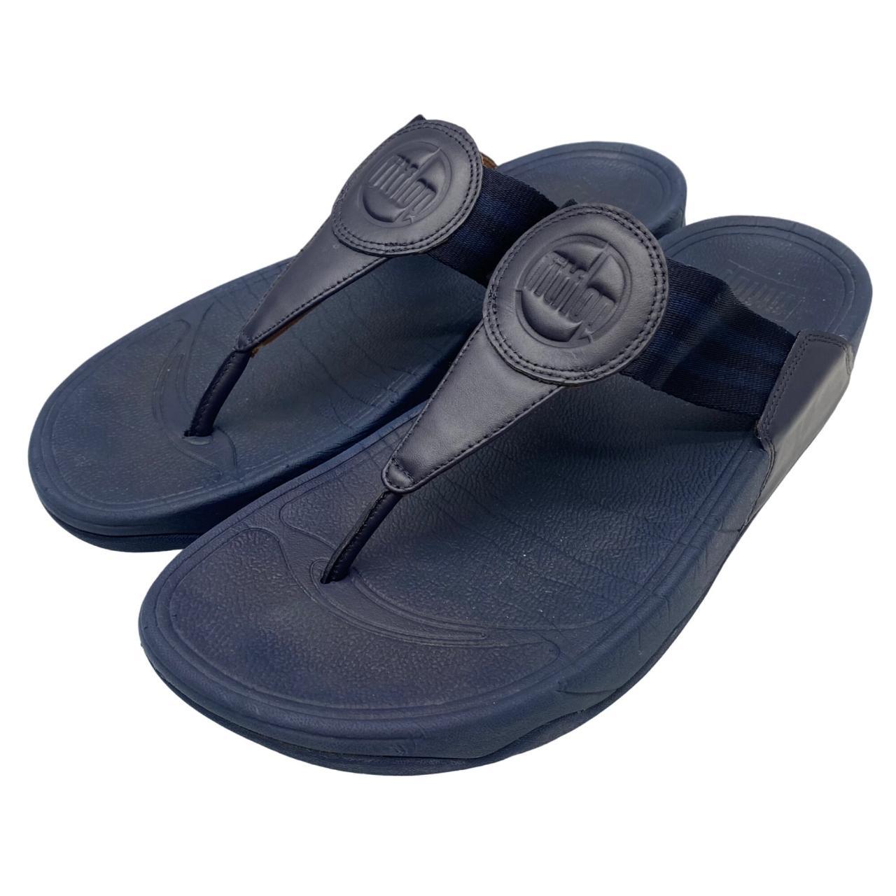 Fitflop navy blue sandals hot sale