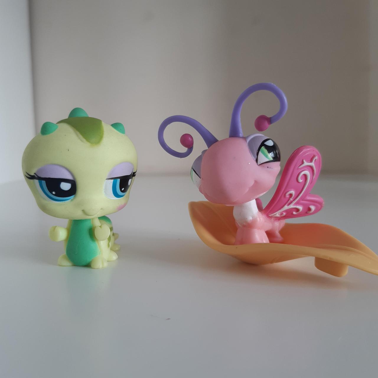 Littlest pet shop Caterpillar and butterfly set... Depop
