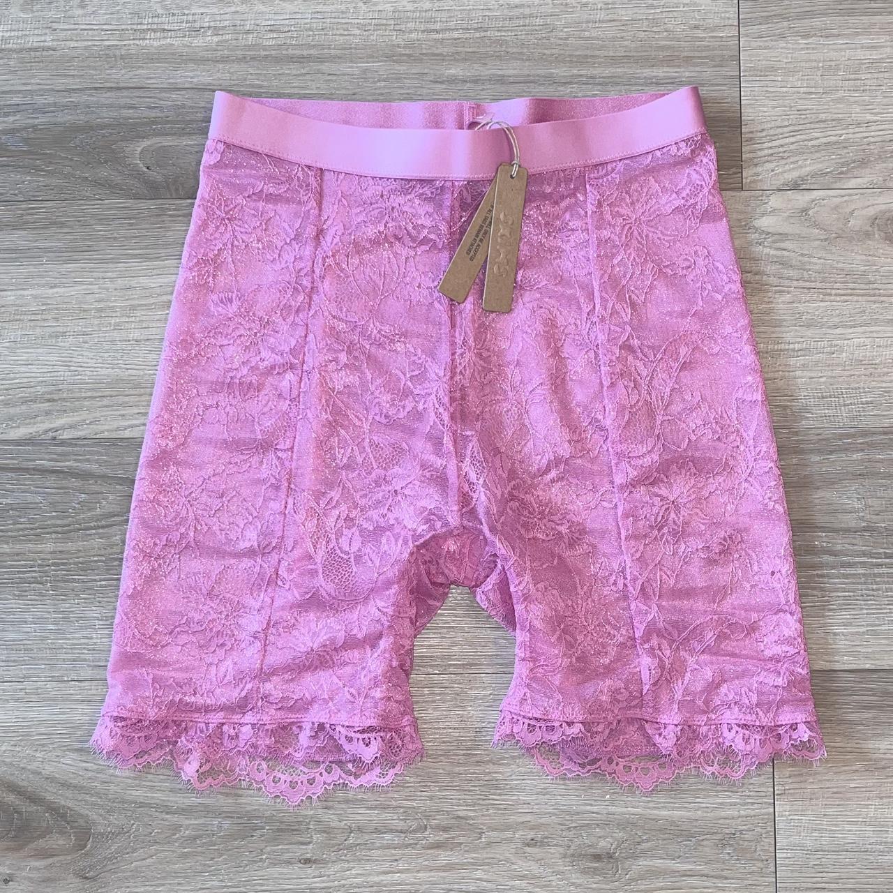 Skims Lace Short in Bubble Gum 💗Size Small 💗Brand - Depop