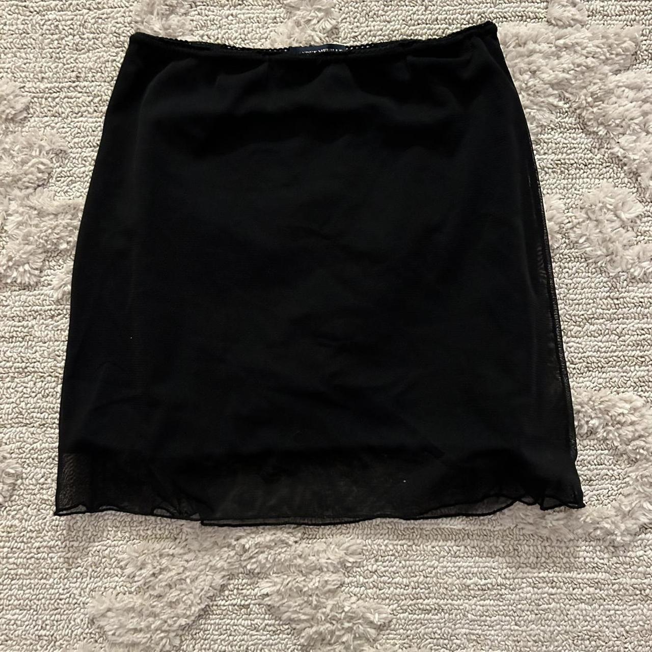 brandy melville black lace miniskirt. i’m obsessed... - Depop