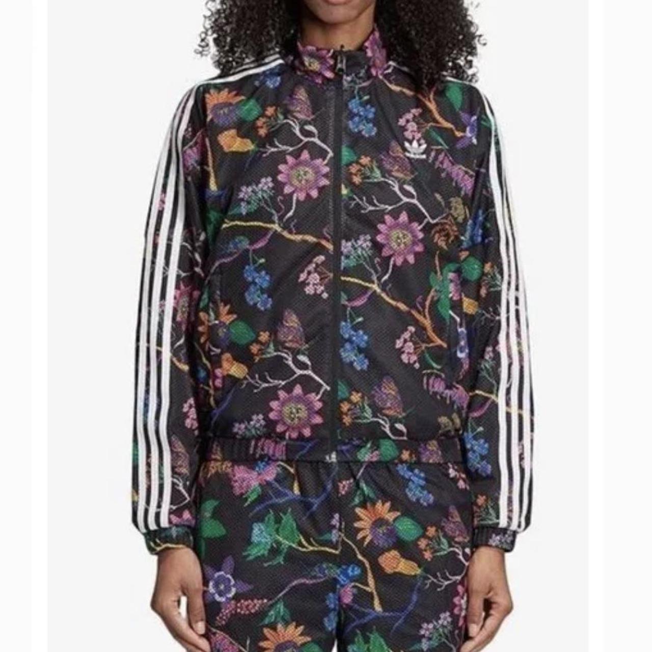 Womens floral best sale adidas tracksuit