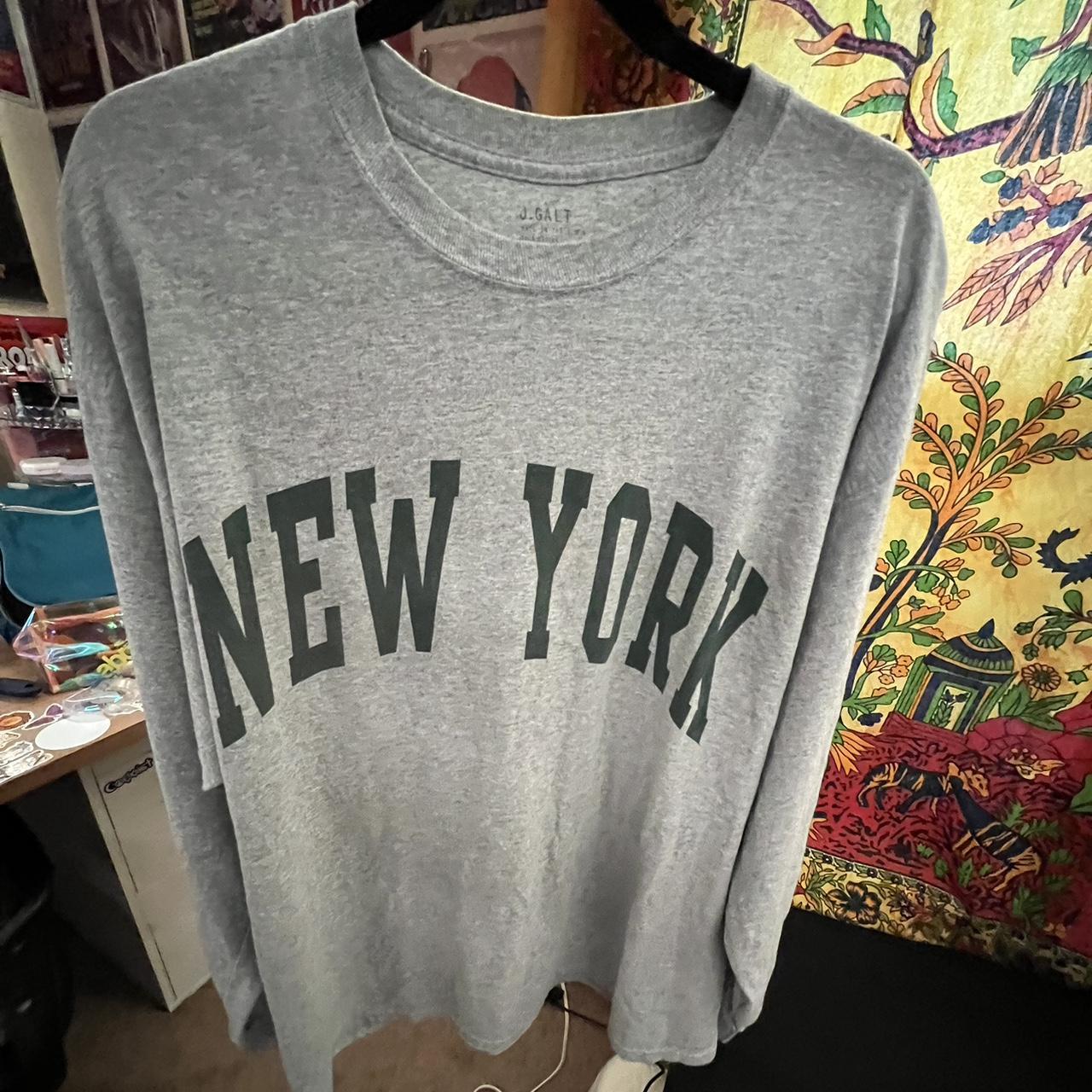 John Galt New York Patch Long Sleeve T-Shirt