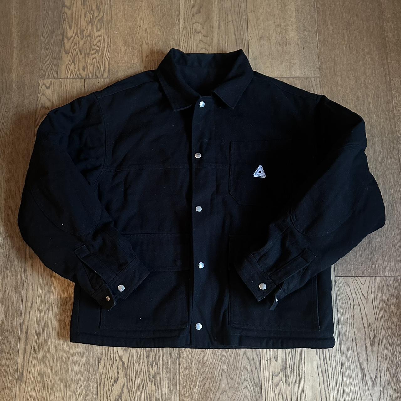 Palace piped shell pullover top in black Size | Depop