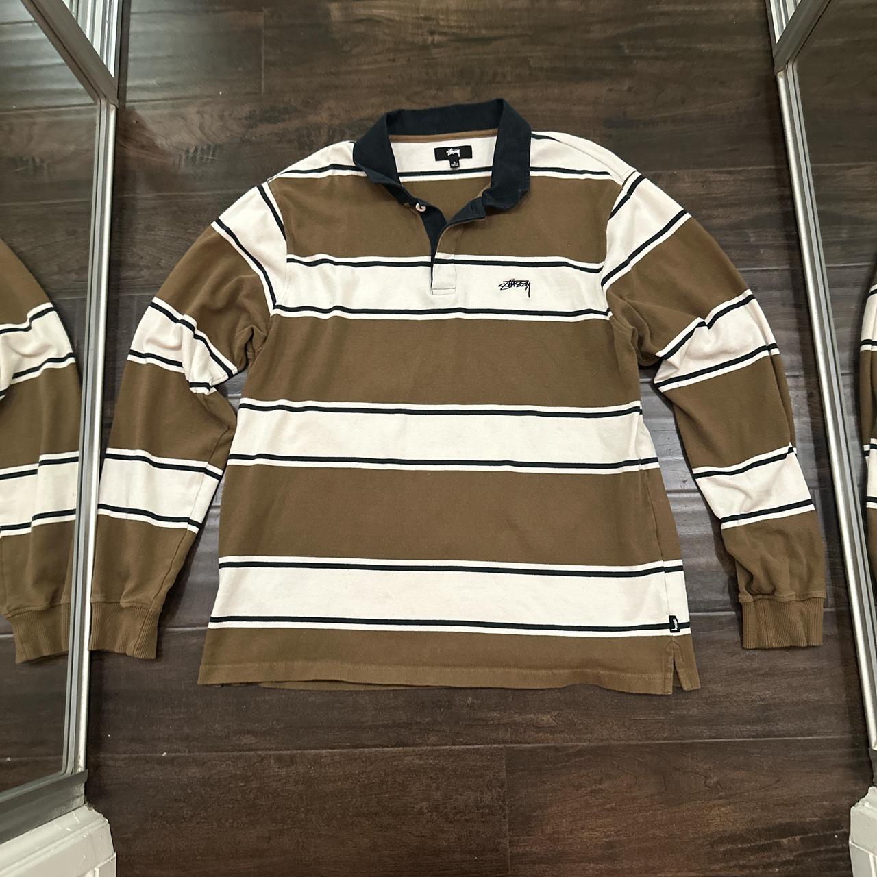 Stussy polo-shirt - Depop Stussy polo-shirt - Depop