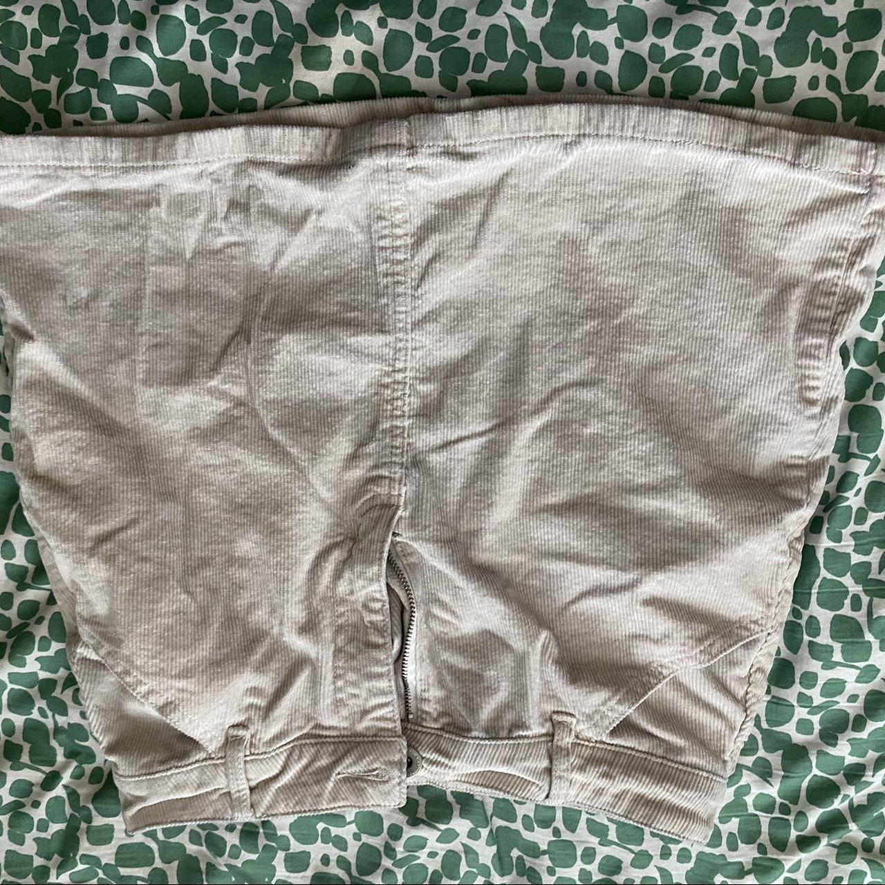 white corduroy skirt - Depop