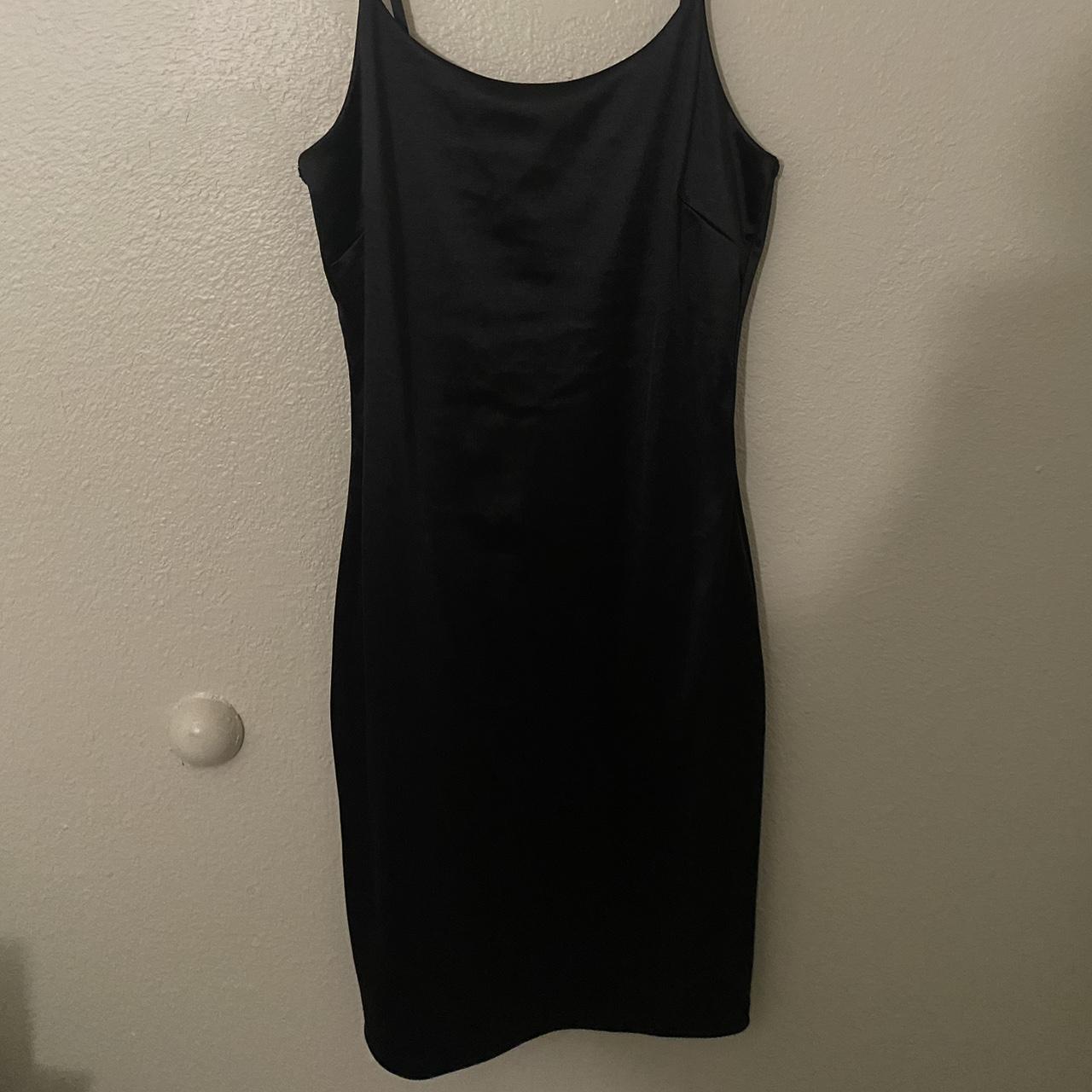 mini black dress never worn i just have a lot of... - Depop