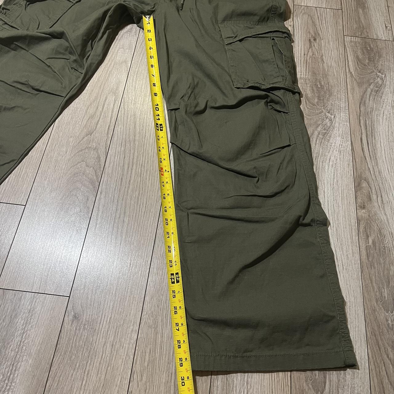 Pacsun Baggy Wide Leg Khaki Green Cargo Pants All... Depop