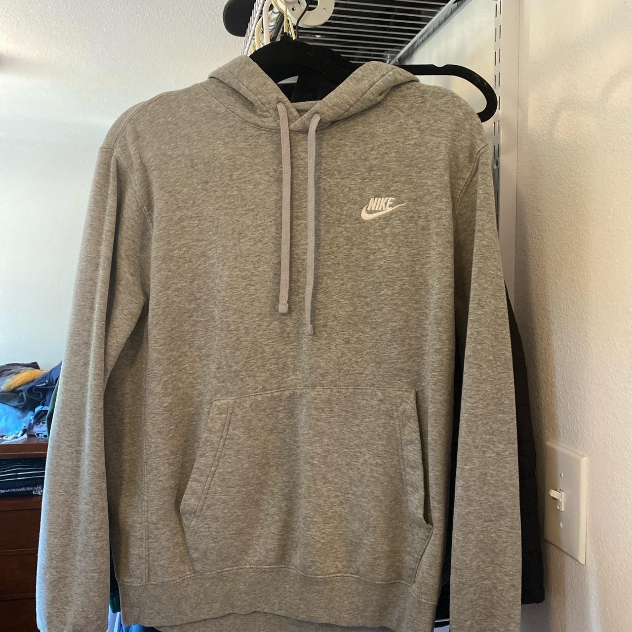 nike grey women's sweatshirt