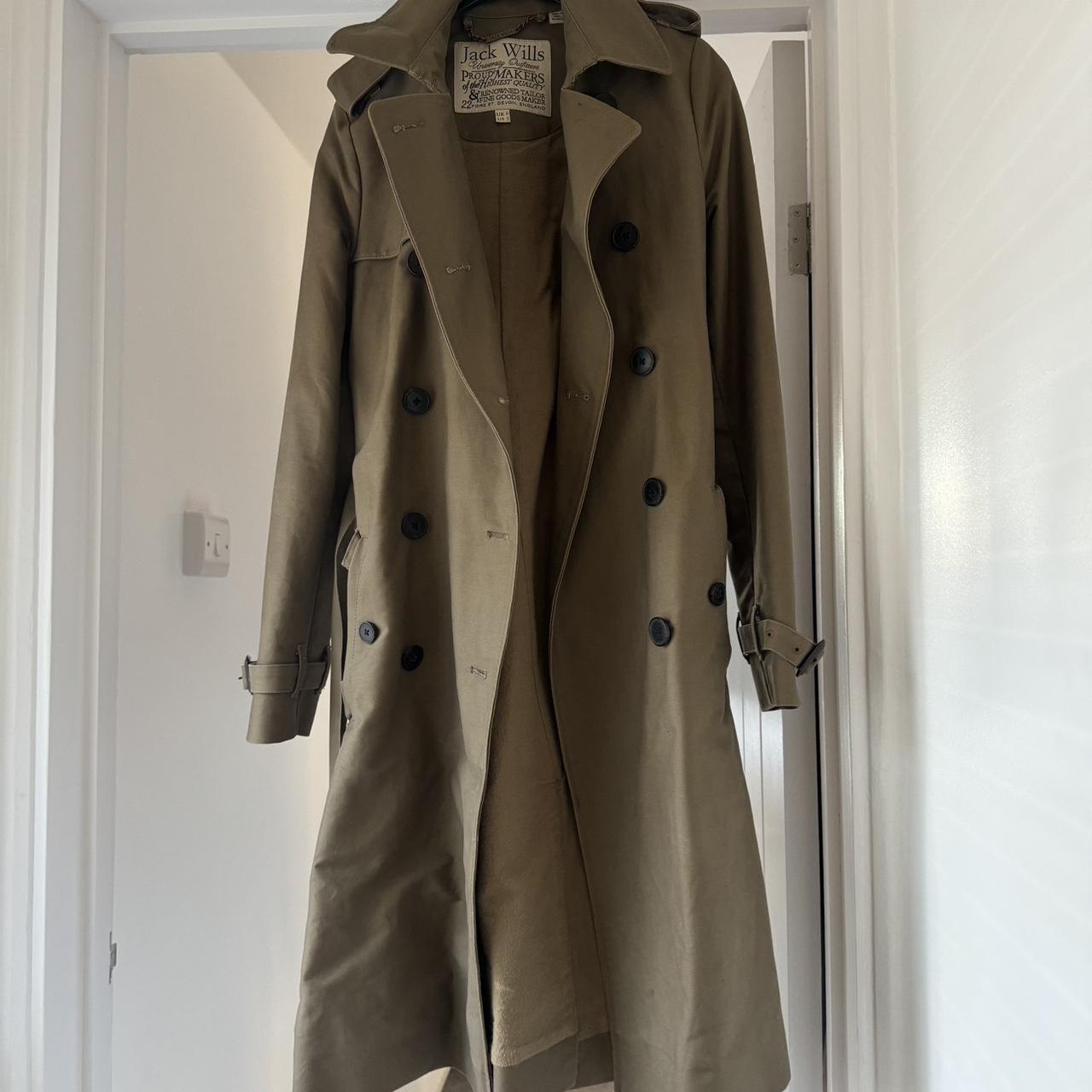 Jack wills Khaki trench coat! Perfect for... - Depop