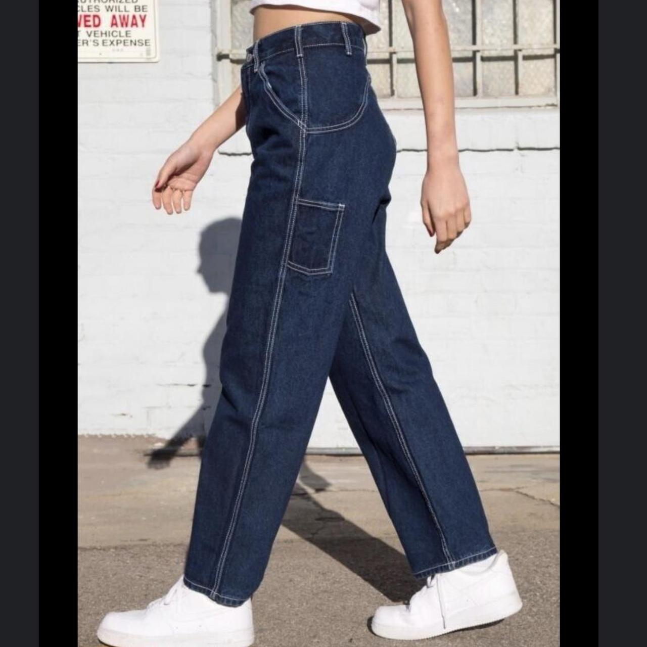 dark wash brandy melville carpenter jeans (talia... Depop