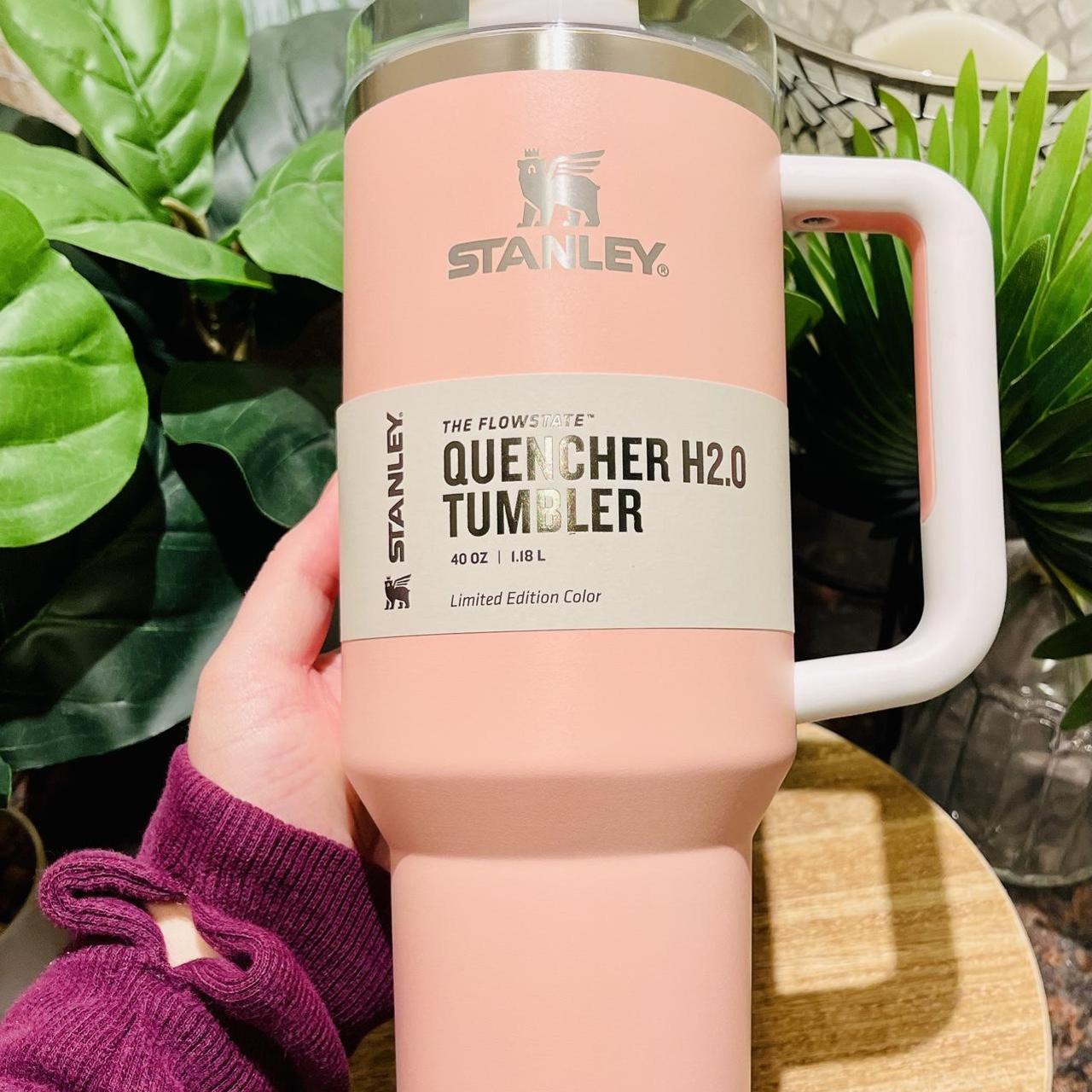 Yeti Pink and White Dinnerware Depop