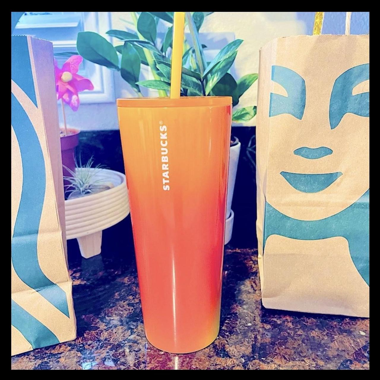 Starbucks Is Selling A Bright Orange Ombre Tumbler That Just Screams Summer