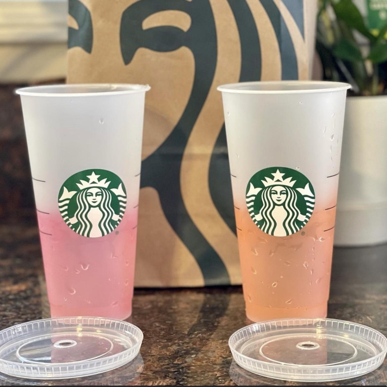 Starbucks Mystery Color Changing Reusable Cold Cup