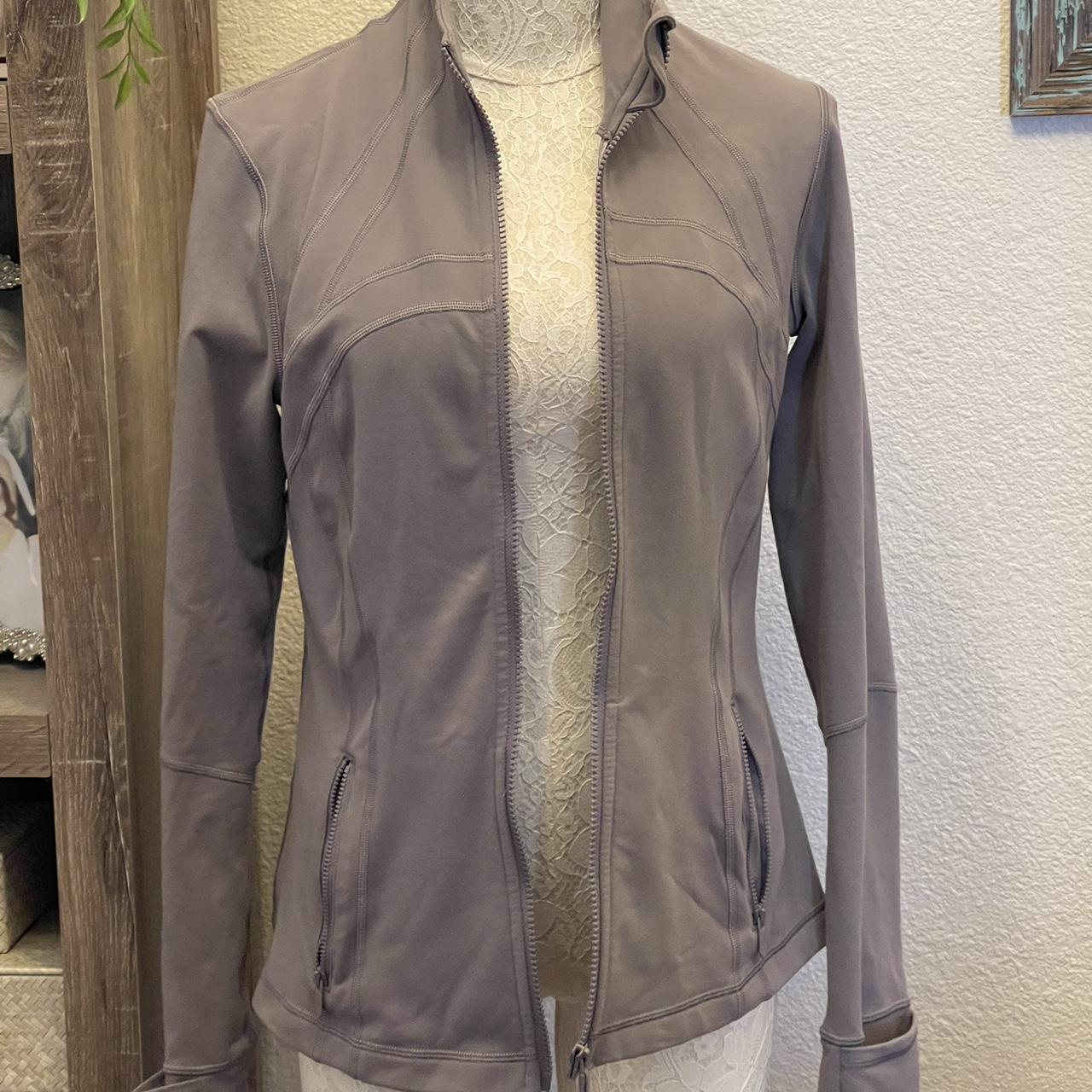 grey lulu lemon bbl jacket! it's a softer material - Depop