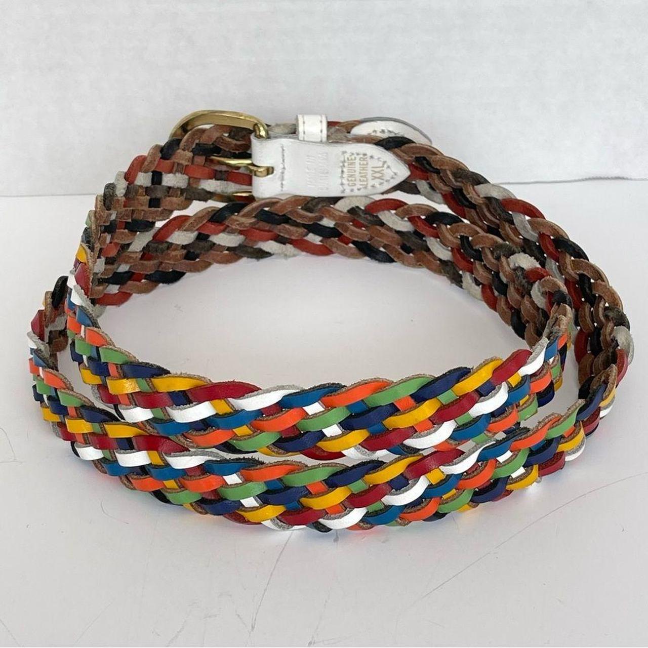 Source Unknown Women's Belt - White/Multi – Vinta… - image 4