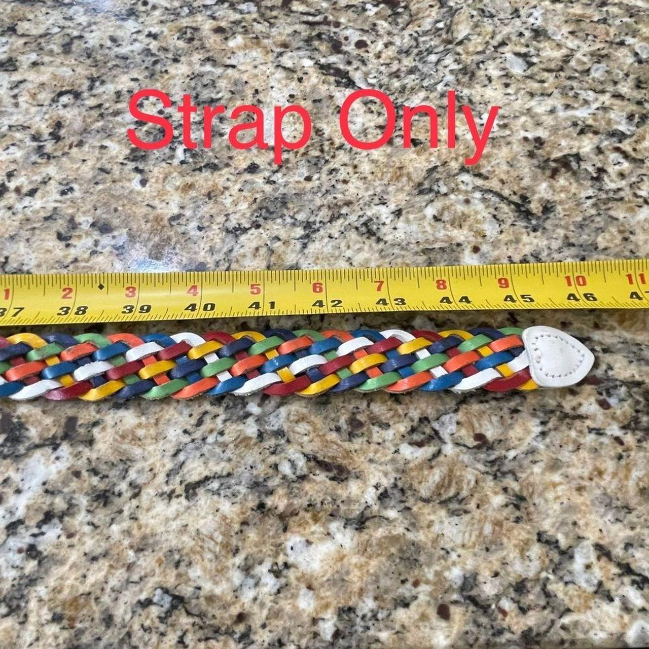 Source Unknown Women's Belt - White/Multi – Vinta… - image 7