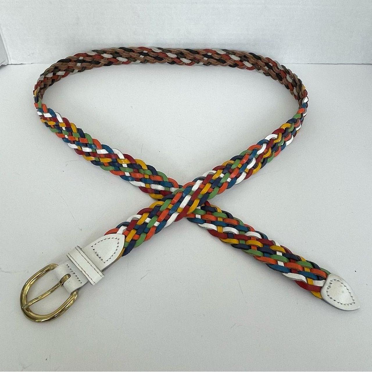 Source Unknown Women's Belt - White/Multi – Vinta… - image 8