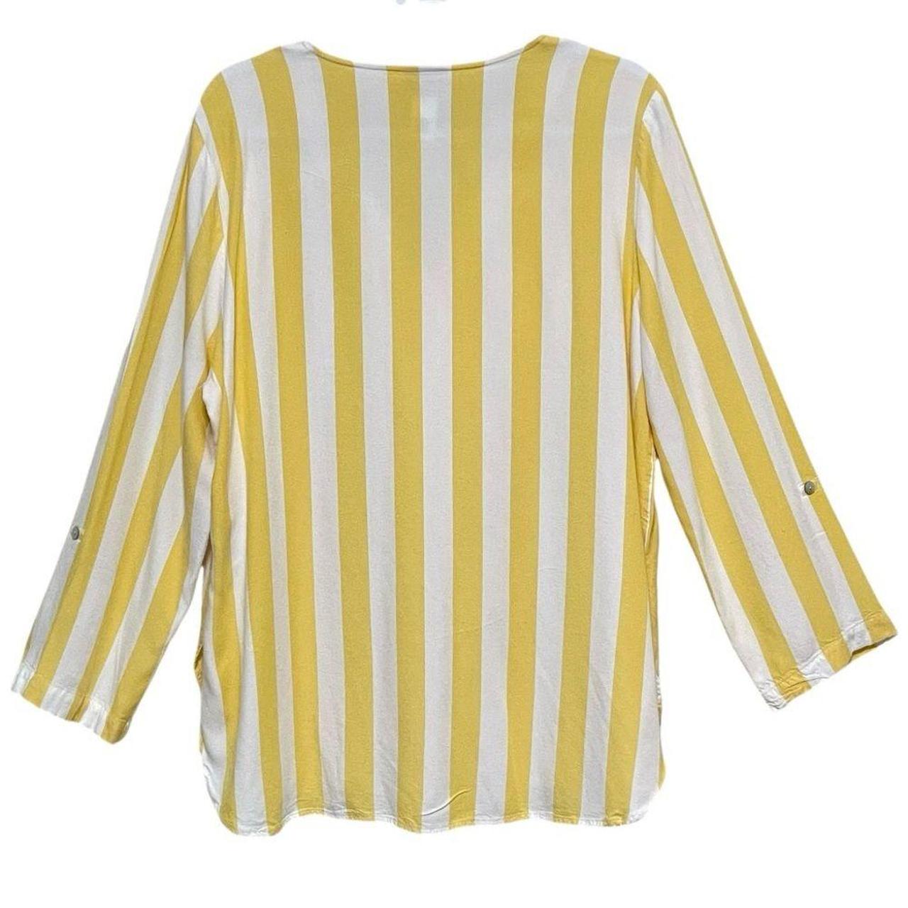Ruby Rd. Women's Blouse - Yellow/White - L – Ruby… - image 6