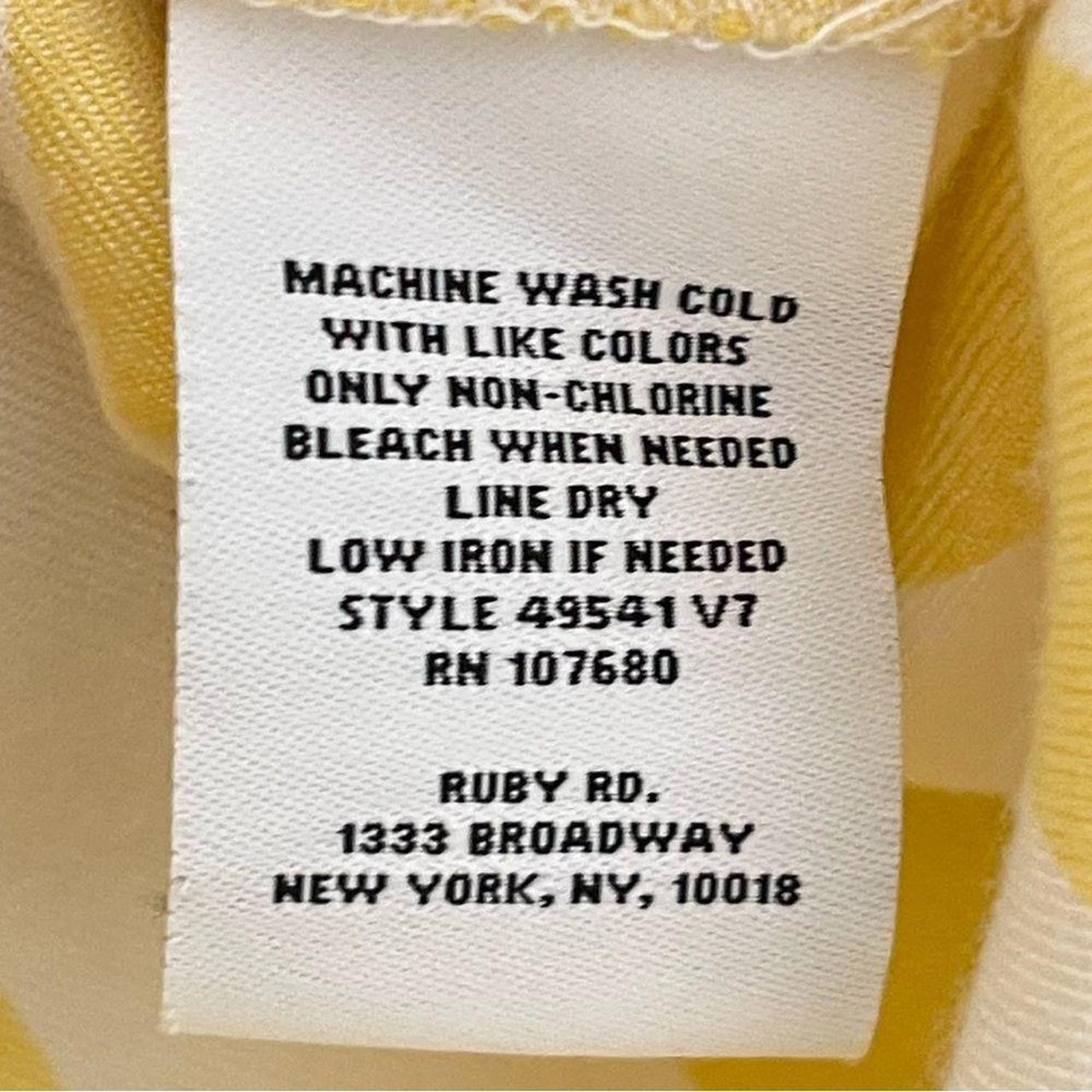 Ruby Rd. Women's Blouse - Yellow/White - L – Ruby… - image 8