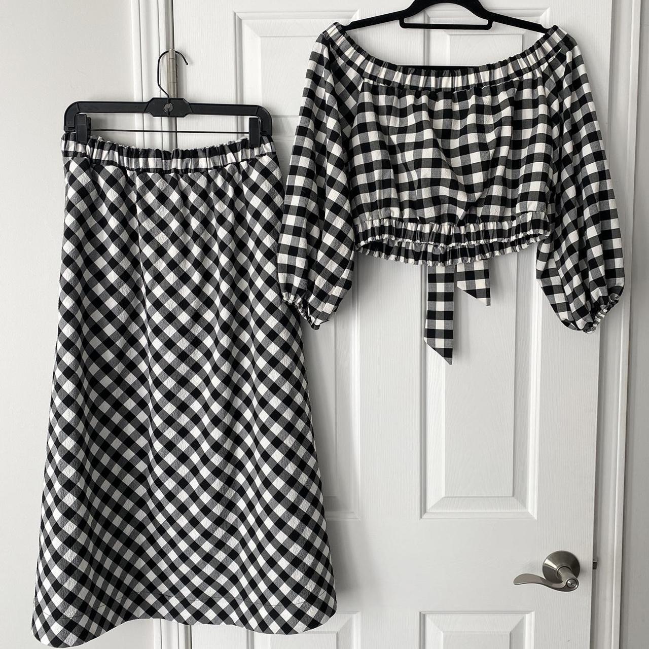 Maeve Gingham Skirt Set