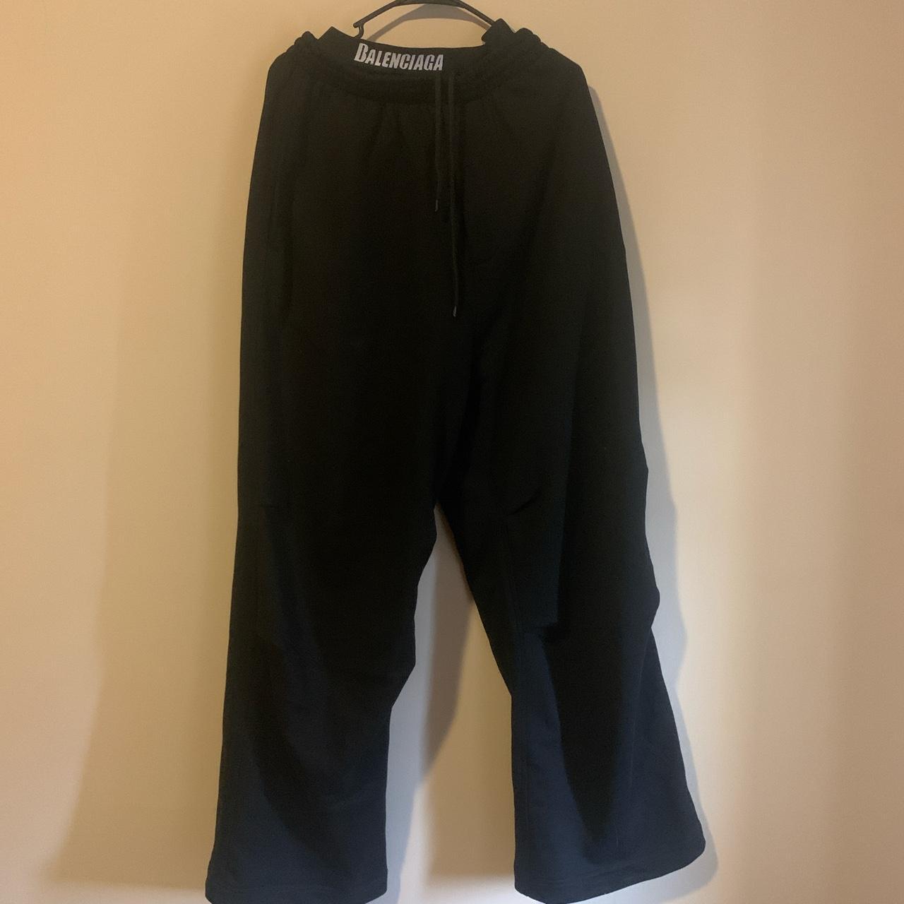 Balenciaga Double Waisted Sweatpants Worn with... - Depop