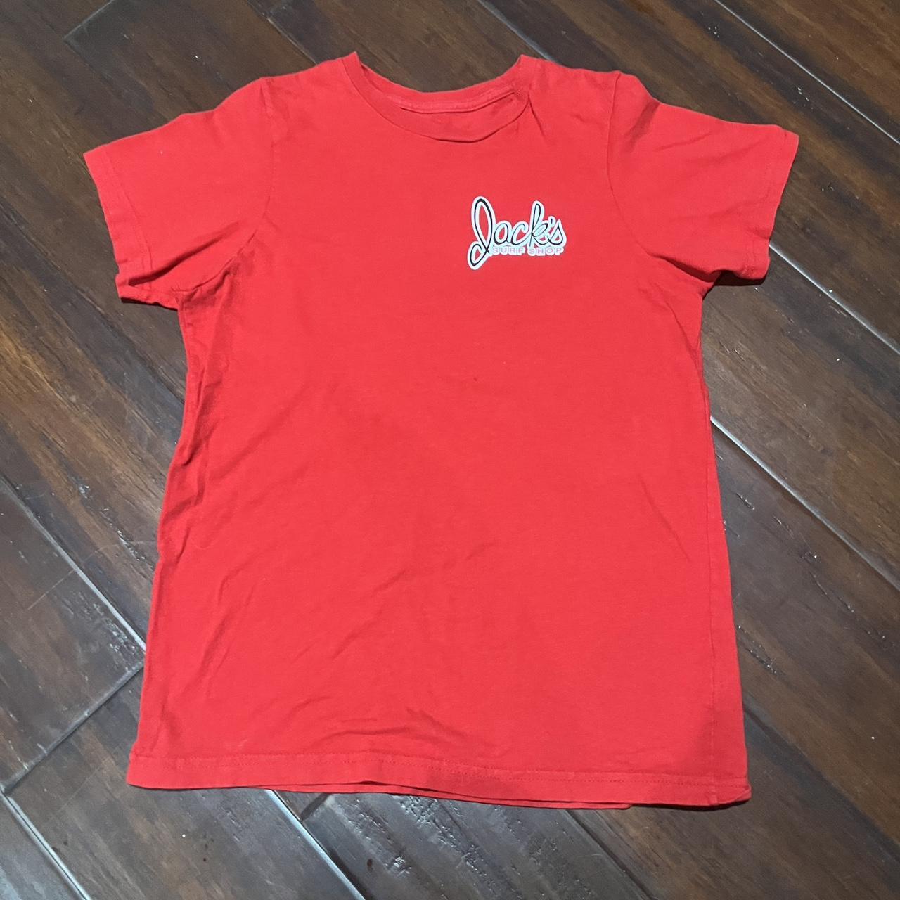 y2k baby tee “jack’s surf shop” fits like a small... Depop