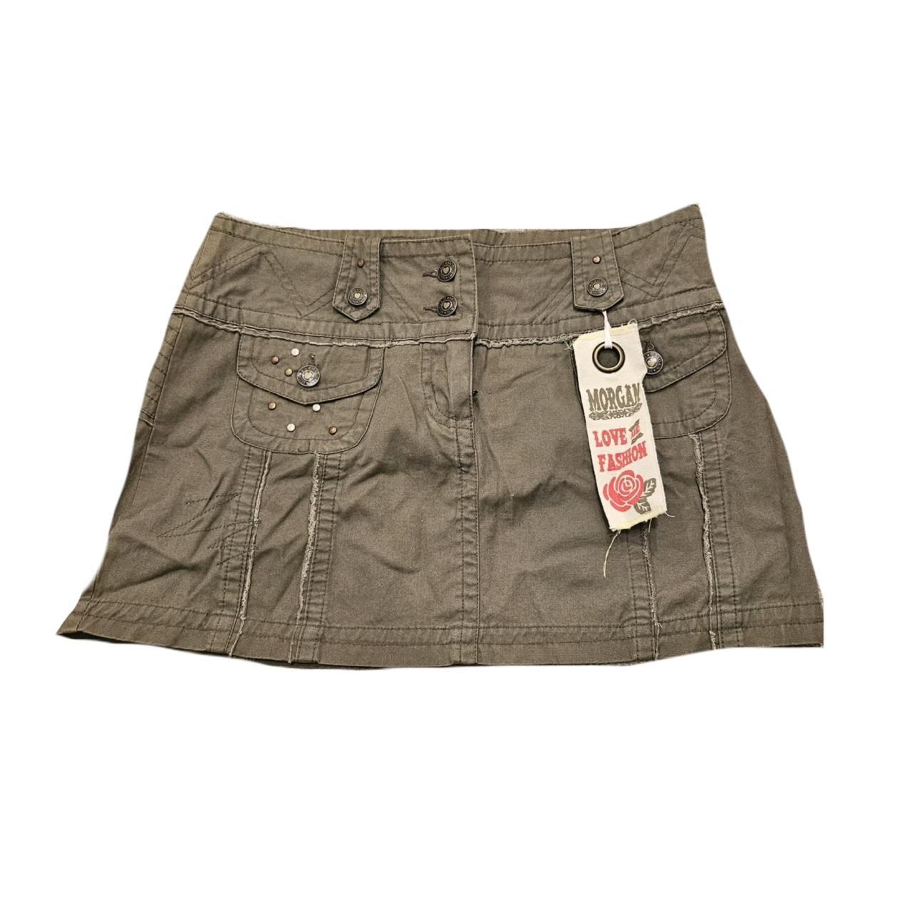 vintage MORGAN DE TOI khaki cargo skirt ˚ʚ♡ɞ˚ ♡... - Depop