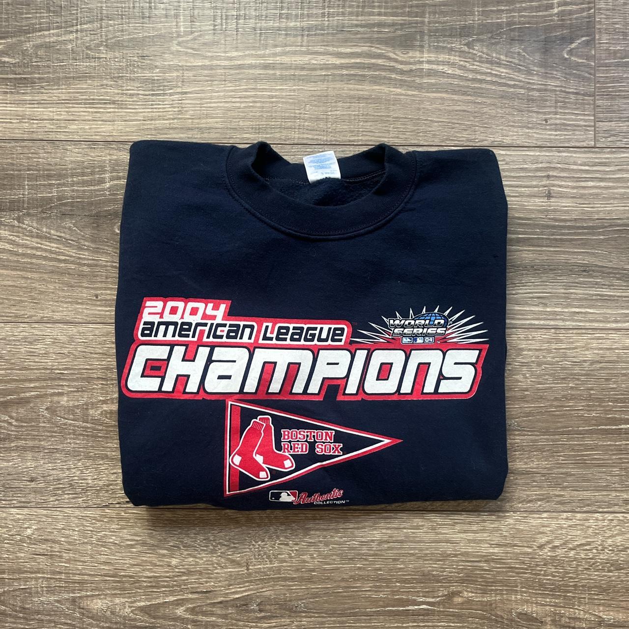 Vintage 2004 Boston Red Sox World Series Champions - Depop