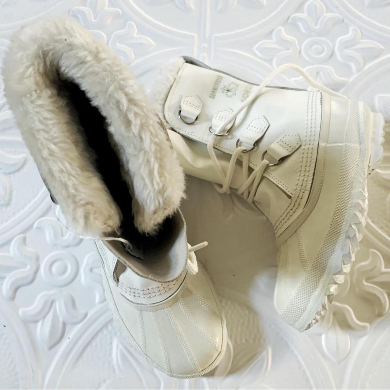 Sorel Women's White Boots | Depop