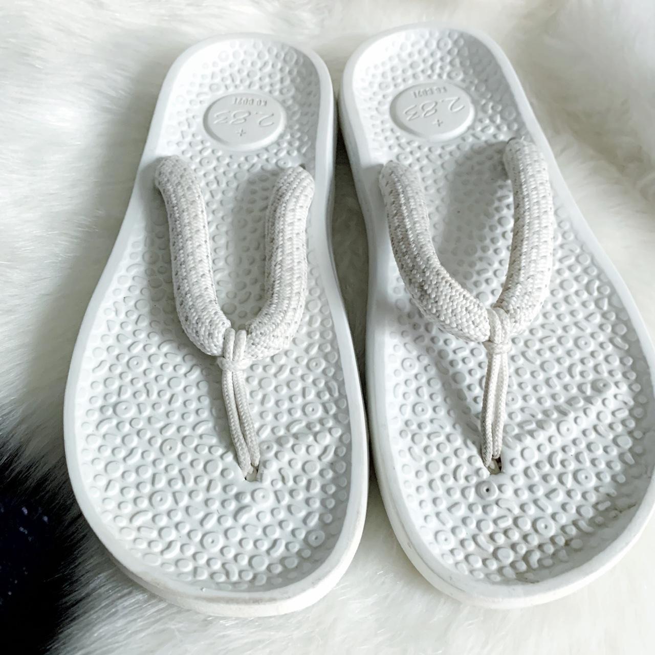 Allbirds White Blizzard Sugar Zeffer Flip Flop Depop