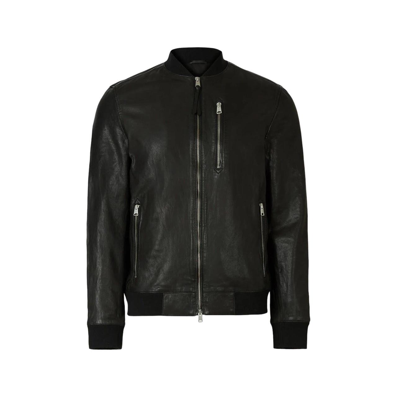 Kino leather store bomber jacket