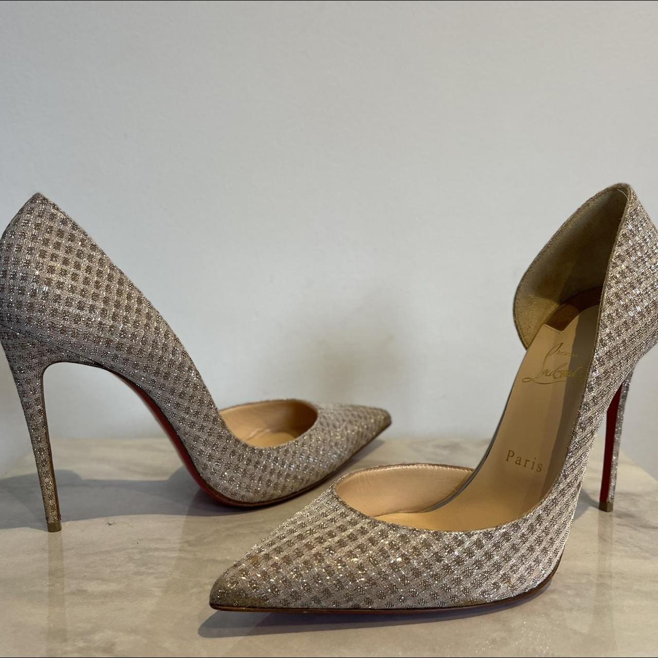 louboutin iriza glitter
