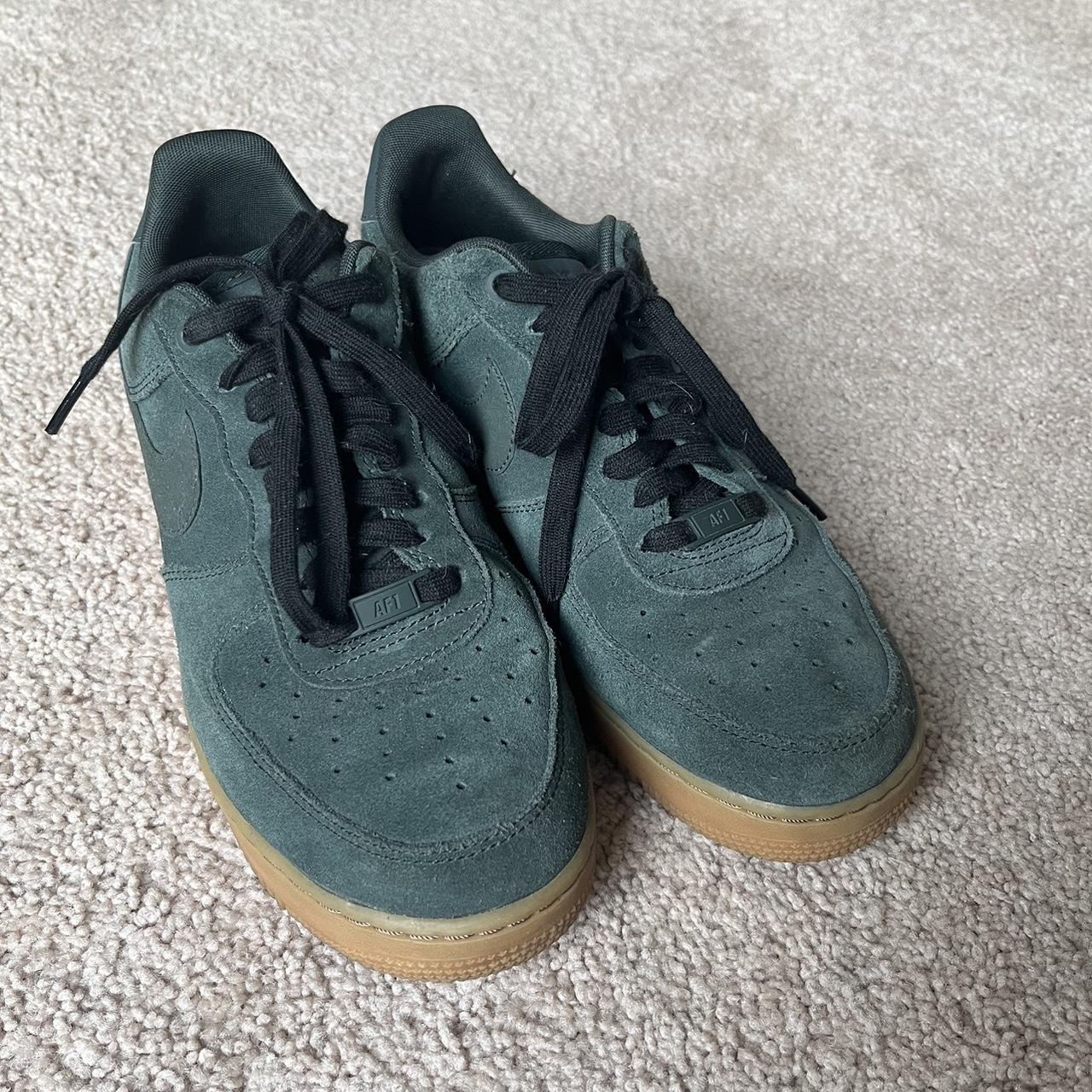 nike air force 1 lv8 suede in outdoor green pretty. Depop