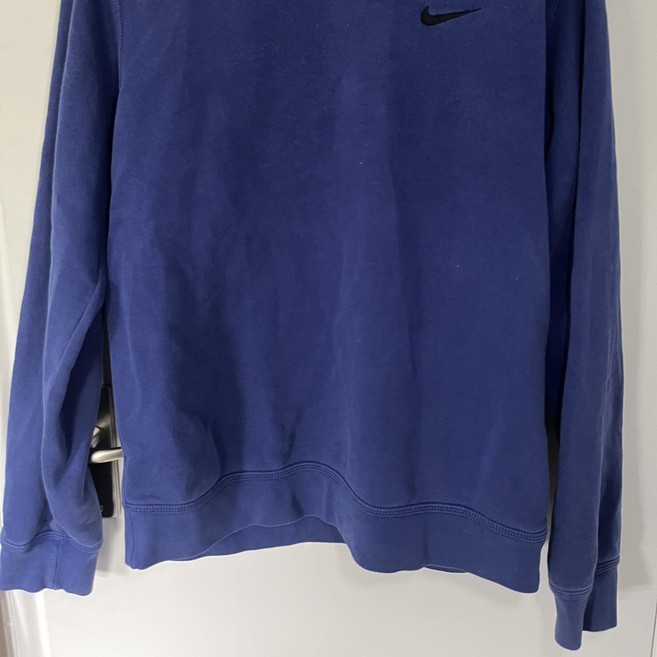 Nike Men's Blue and Navy Jumper | Depop