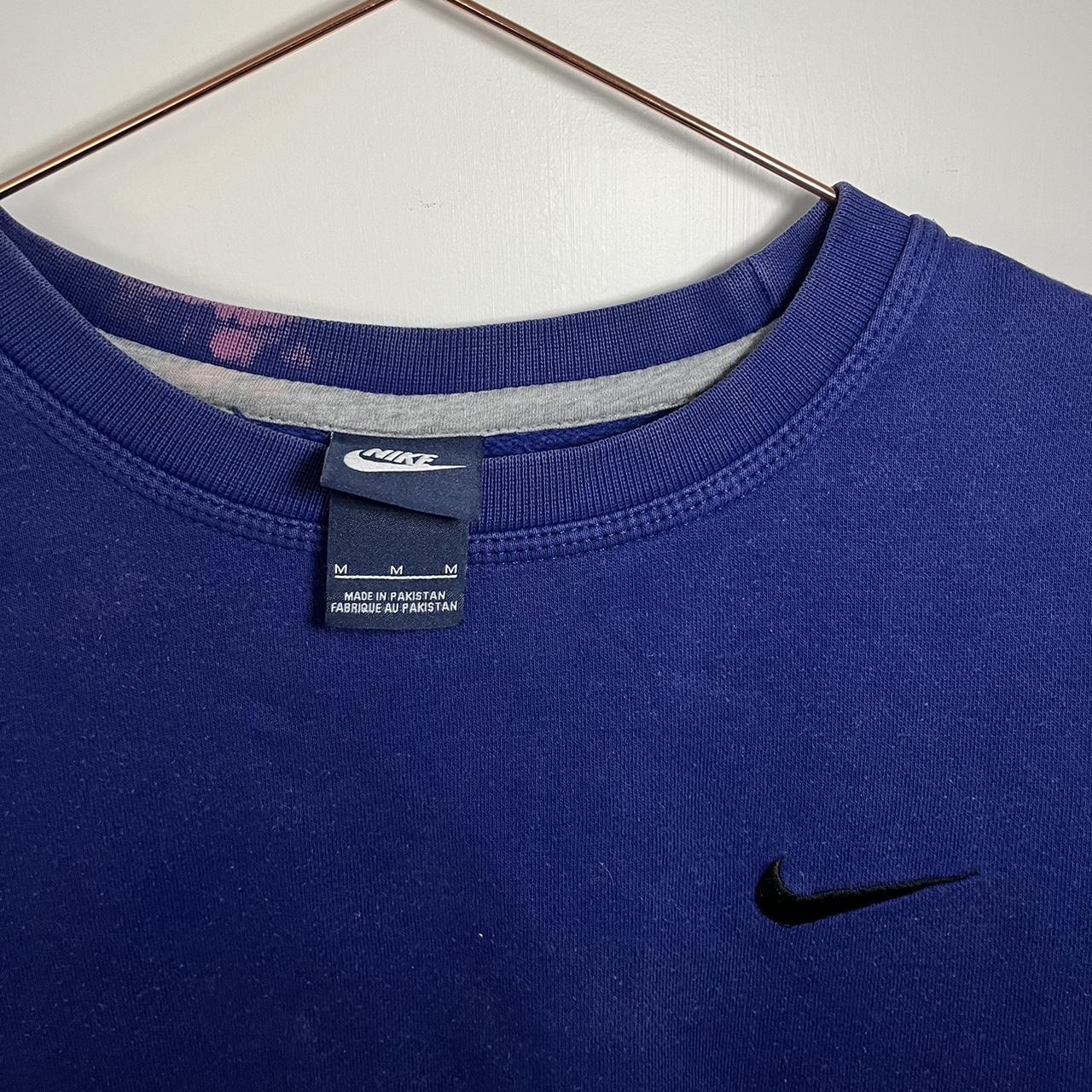 Nike Men's Blue and Navy Jumper | Depop