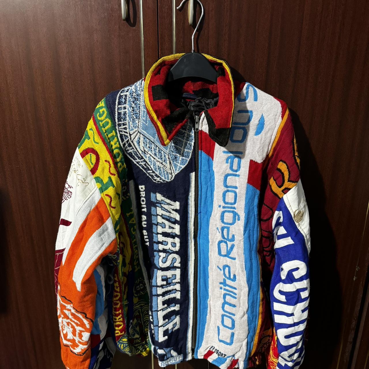 Vintage Reworked Football Scarf Retro