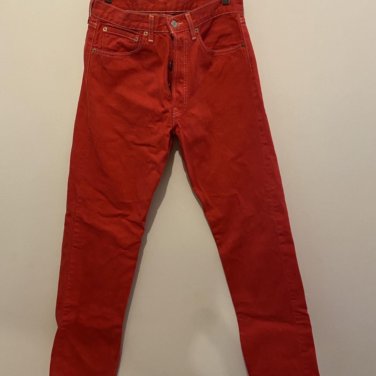 Levi's Women's Red Jeans | Depop